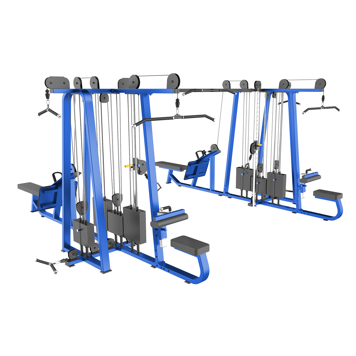 Commercial 8 Station Multi Gym Machine (1200KG in Weight)